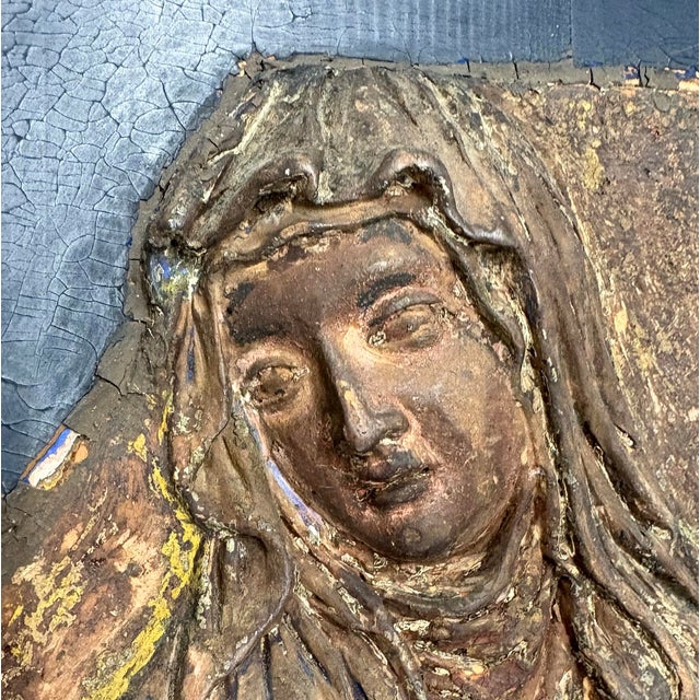 Cinnamon Italian Renaissance 16th Century Terracotta Relief Sculpture For Sale - Image 8 of 9