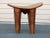 In the style of Andrianna Shamaris, this stool/table is hand carved of solid wood with beautiful grain and aged patina....