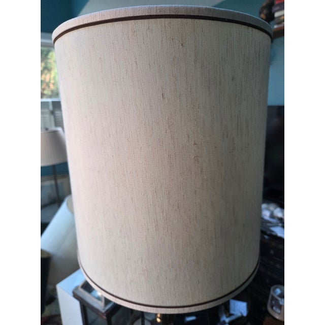 Vintage Faux Bamboo Brass Hollywood Regency/Chinoiserie Floor Lamp For Sale - Image 11 of 12
