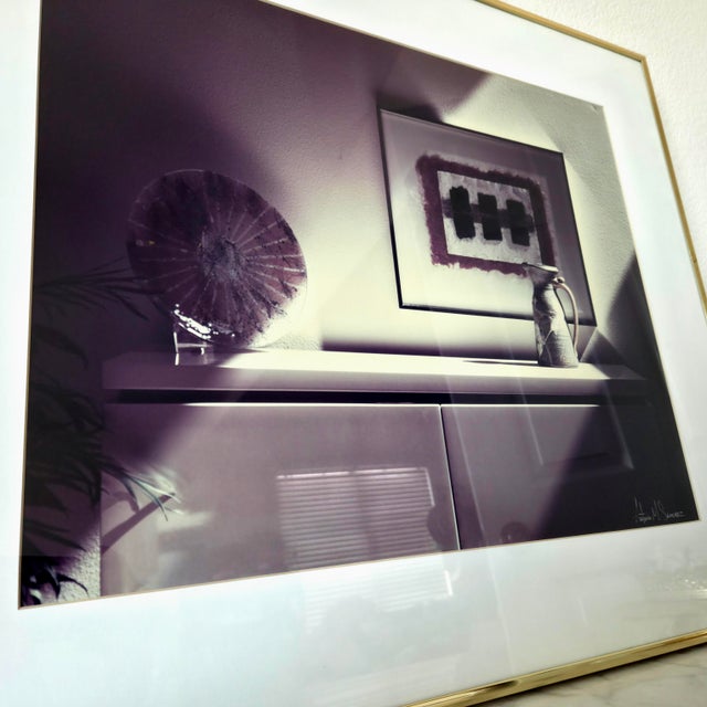 Antonio M. Sanchez Signed Still Life Art | Gold Framed Contemporary Artwork For Sale - Image 4 of 8