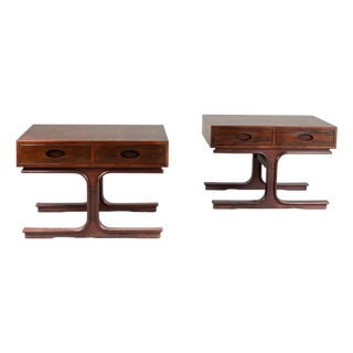 Model 544 Bedside Tables by Gianfranco Frattini for Bernini, 1960s, Set of 2 For Sale