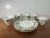 Art Deco Vintage Crown Staffordshire Fine Bone China England Cup & Plates Green Ivy - Set pf 8 For Sale - Image 3 of 17