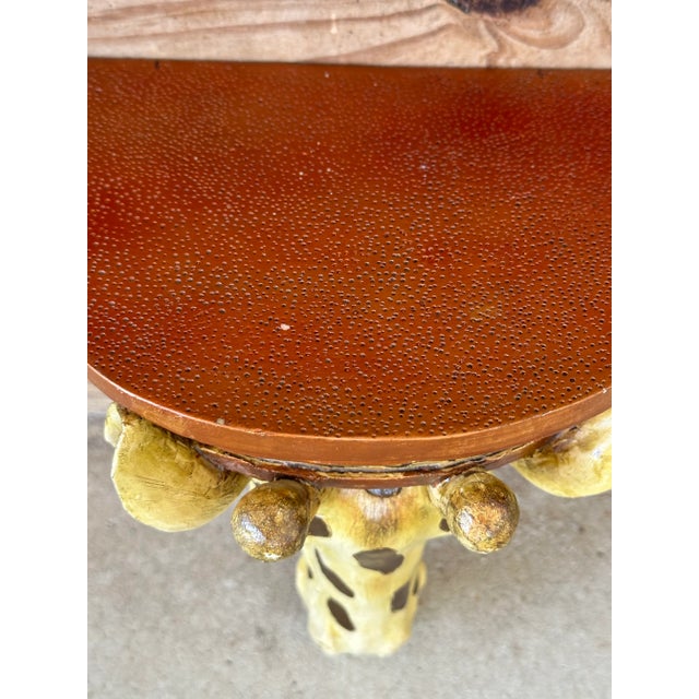 Vintage Sculptural Cast Resin Giraffe Decorative Wall Brackets-Pair For Sale In Naples, FL - Image 6 of 12