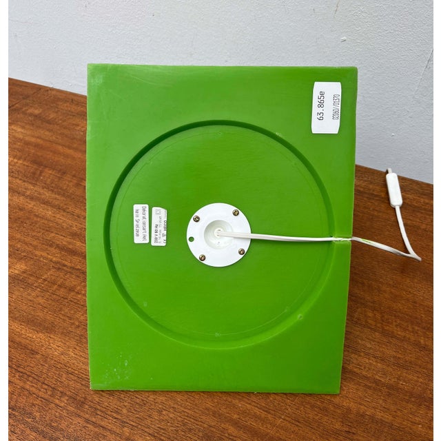 Plastic Postmodern Green Prism Shape Floor or Table Lamp from Heico, 1980s For Sale - Image 7 of 18