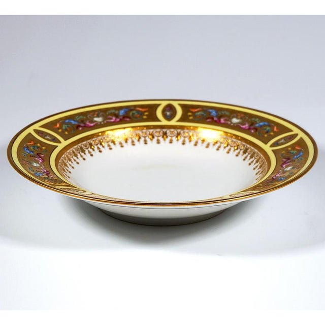 Viennese Imperial Classicist Gilt Plate with Arabesques by Conrad Sörgel von Sorgenthal, 1798 For Sale - Image 4 of 7