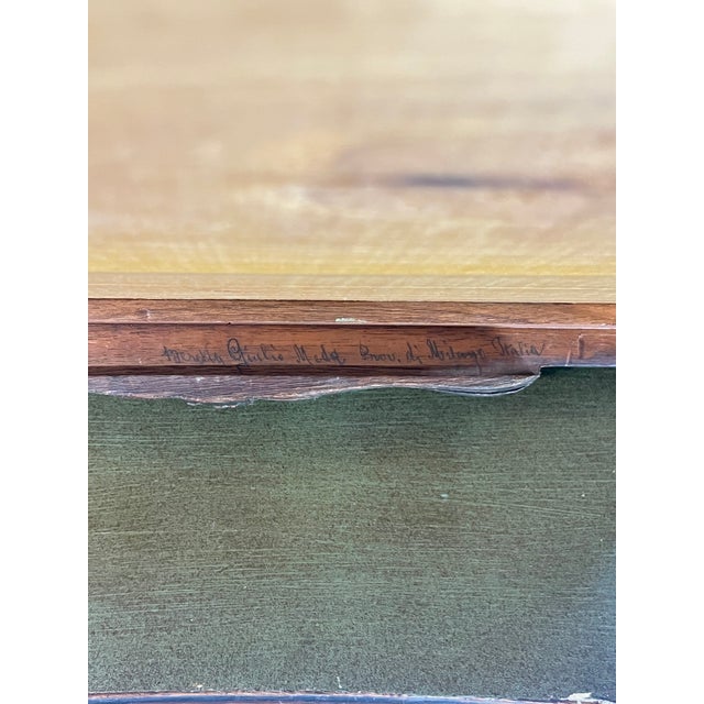 Vintage Italian Venetian Painted Kidney-Shaped Writing Desk or Vanity For Sale - Image 11 of 18
