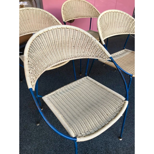 Cream Model Du41 by Gastone Rinaldi for Rima Chairs- Set of 4 For Sale - Image 8 of 12