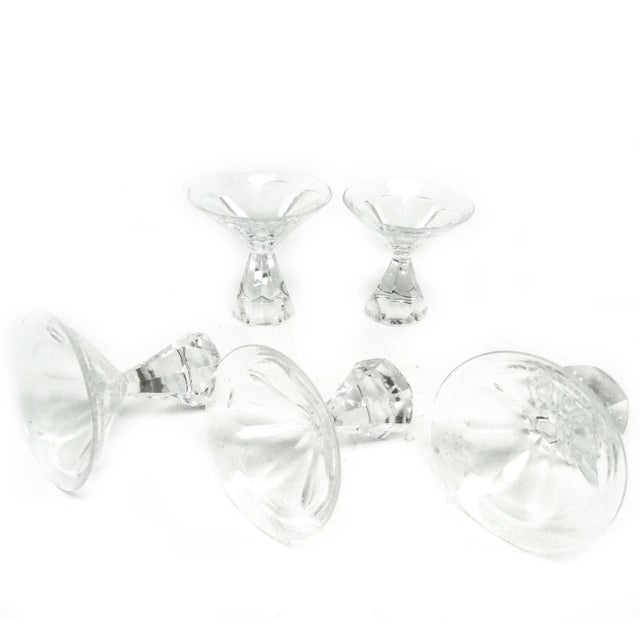 Art Deco Czechoslovakian Glasses, 1950s, Set of 5 For Sale - Image 6 of 11