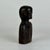 Wood Magnanimous Vintage Wood Bust Carving of African Male Figure For Sale - Image 7 of 9
