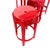 Kartell Set of 4 Philippe Starck Ghost Stools in Glossy Red For Sale - Image 4 of 5