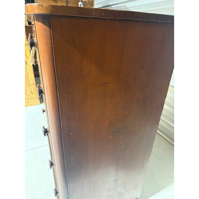 Antique Two Over Four Drawers - Mahogany Chest of Drawers From England For Sale - Image 17 of 18