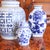 Group of Chinese Blue and White Porcelain Ginger Jars and Vase- 4 Pieces For Sale - Image 10 of 13