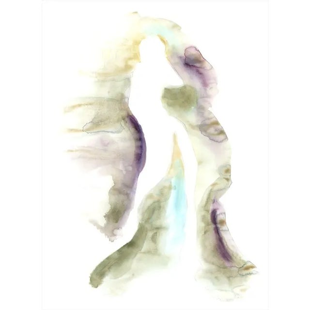 Original Acrylic on Paper Memory Trace I For Sale