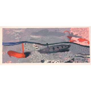 1960s Braque Lithograph Bord De Mer 1959 Varengeville For Sale