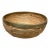 Mid-Century Modern Rattan and Brass Centerpiece Bowl, Italy, 1960s For Sale