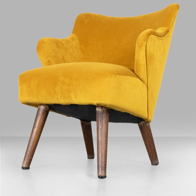 Tan Armchairs Mod.525 by Gustavo Pulitzer, 1950, Set of 2 For Sale - Image 8 of 13