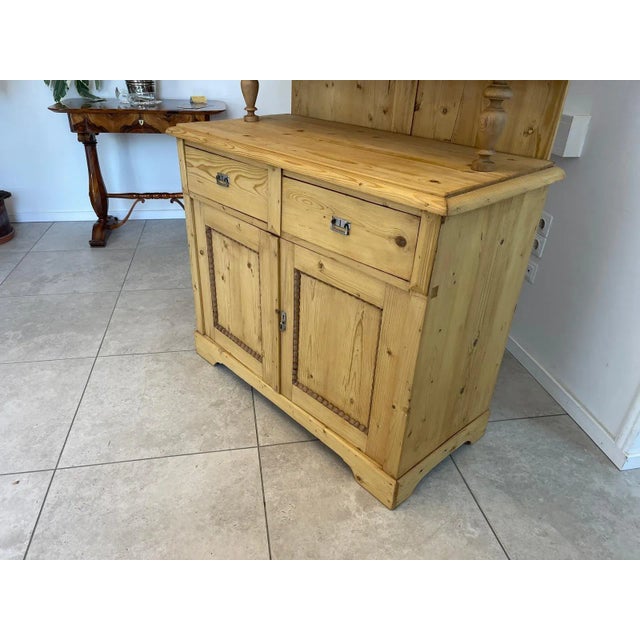 Wilhelminian Natural Wood Cabinet For Sale - Image 13 of 16