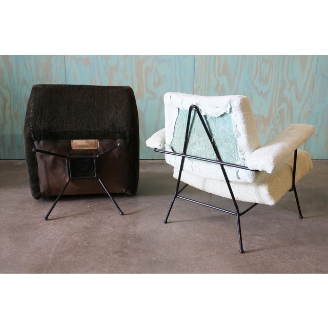 1950s Early Adrian Pearsall Chairs for Craft Associates Rare MCM Mid Century For Sale - Image 4 of 11