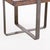 Wood A Square Cerused Oak and Bronze End Table. C. 1970 For Sale - Image 7 of 7