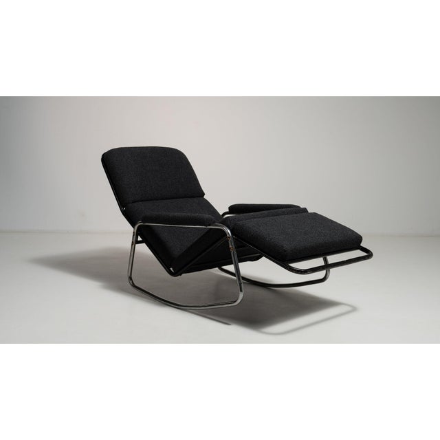 19th Century France Black Metal Lounge Chair For Sale - Image 4 of 11