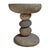 Outdoor River Rock Stack Side Table Stool For Sale - Image 4 of 7