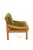 Pine Armchair with Green Upholstery, 1970s For Sale - Image 10 of 16