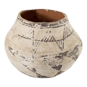 19th or 20th Century Southwestern Native American Pueblo Acoma Geometric Pot