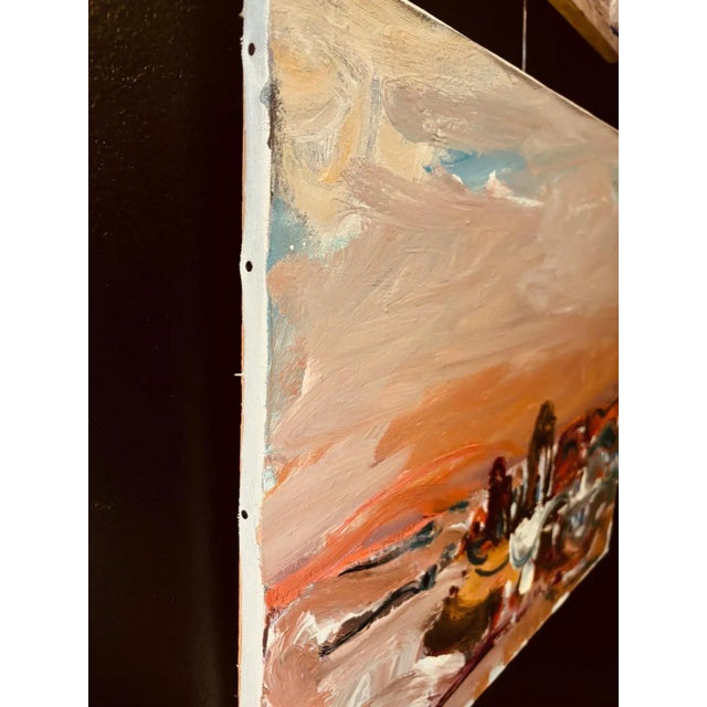 Jean Krillé, Landscape No. 86, Oil on Canvas For Sale - Image 6 of 9