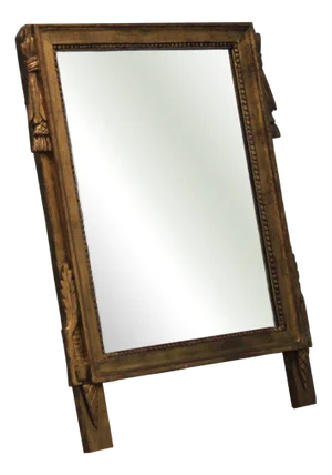 Antique Gold Frame Mirror, 1890s