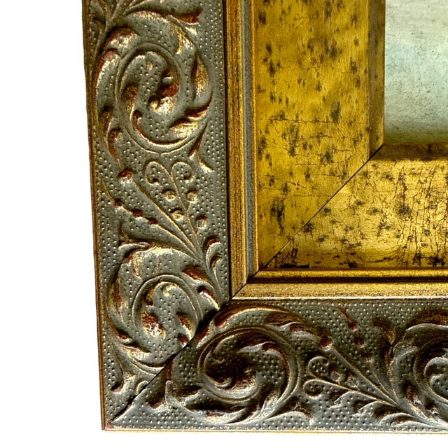 Wood Antique German Still Life Oil Painting by M. Heller Hermann in Ornate Frame For Sale - Image 7 of 9