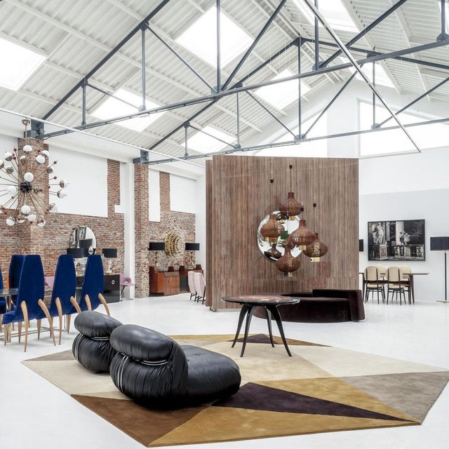 Metal Modern French Wall-Mounted Convex Mirror For Sale - Image 7 of 17