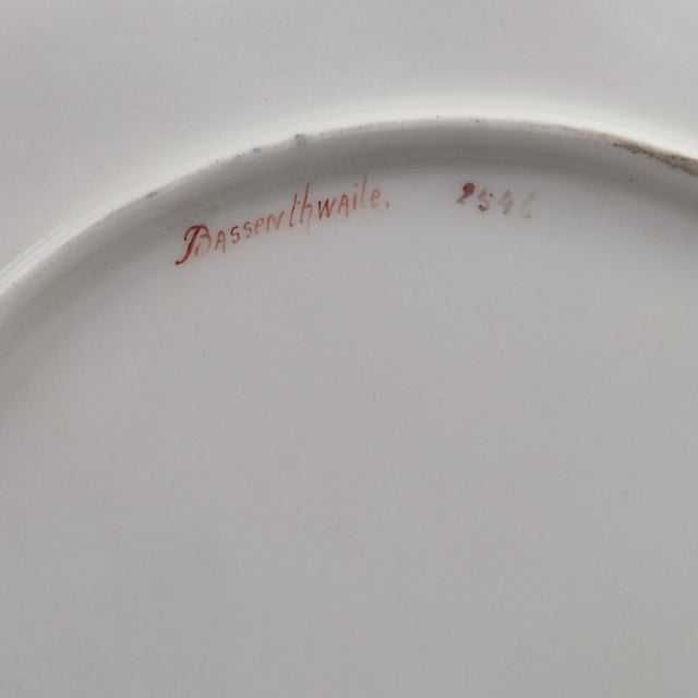 Porcelain View Service Plates by J. J. Birbeck for Aynsley, 1888, Set of 4 For Sale - Image 17 of 18