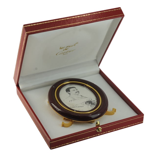 Victorian Photo Frame with Red Box from Cartier, Set of 2 For Sale