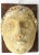 Cream Mid-Century Ceramic Head Wall Sculpture For Sale - Image 8 of 8