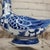 1980s La Dolce Vita by Jade Designs Blue Scroll Collection Blue & White Chinoiserie Porcelain Duck For Sale - Image 12 of 12