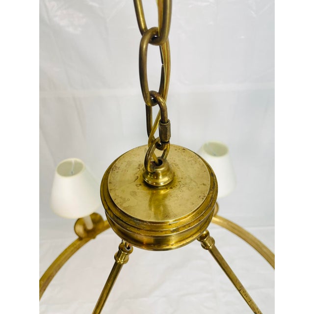 Vintage Chapman & Myers "Launceton" Brass Chandelier for Visual Comfort For Sale - Image 14 of 18