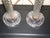 Transparent Vintage Pair Art Deco Twisted Glass Column Candlestick Table Lamps For Sale - Image 8 of 11