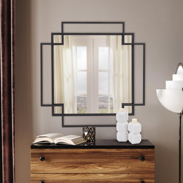 Square Geo Mirror For Sale - Image 9 of 9
