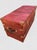 Steamer Trunk in Barn Red For Sale - Image 4 of 4
