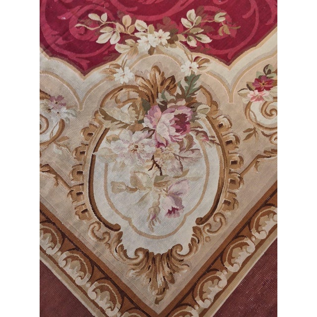 Textile Circa 1880 French Aubusson For Sale - Image 7 of 8