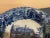 English Vintage Victoria Ironstone Large Decorative Bowl With Celadon Glaze For Sale - Image 3 of 11