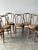 Wood Bentwood Oak Café Chairs W/ Rose Floral Seats, 1933 World's Fair — Set of 7 For Sale - Image 7 of 17