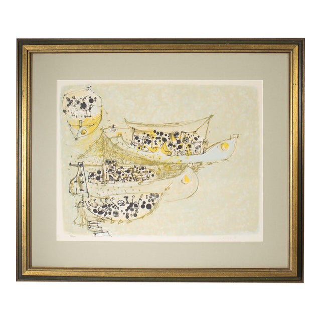 Abstract Lithograph Print by Marco Richterich For Sale