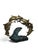 Vintage patinated bronze sculpture depicting a pod of dolphins leaping in a circular formation. Artist unknown
