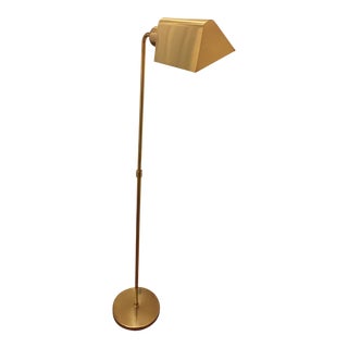 Vintage Brass Mid-Century Floor Lamp For Sale