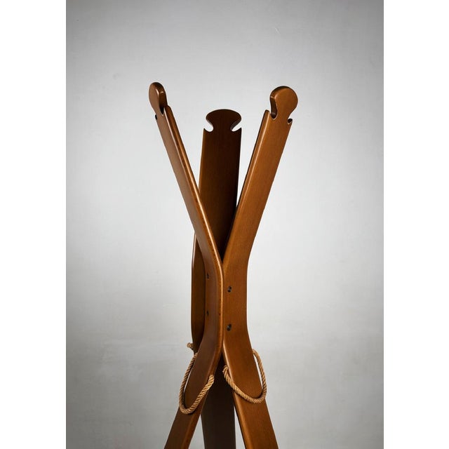 Tripod Coat Rack by Giovanni Offredi for Crassevia, 1970s, in Very Good conditions. Designed 1970 to 1979 I have official...