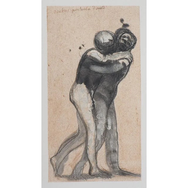 After Auguste Rodin, Paul and Françoise de Rimini, 19th Century, Engraving For Sale - Image 6 of 6