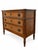 Louis XVI Light Walnut Chest of Drawers with Three Drawers and Fluted Motifs, 1930s For Sale - Image 3 of 13