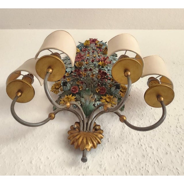 Large Vintage Ciani Firenze Wall Lamp, 1970s For Sale - Image 15 of 18
