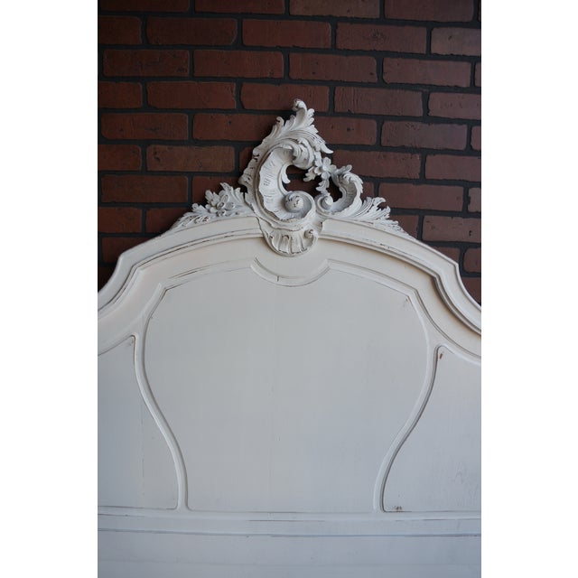 Antique French Rococo Full/Queen Headboard For Sale - Image 4 of 9